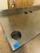 Stainless Steel Prep Station - 60in x 30in x 41in