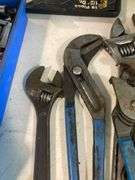 2 Channel Locks, 3 Adjustable Wrenches