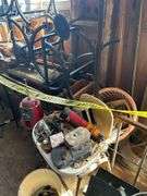 Lot of Assorted Items - Locker, Cabinets, Golf Clubs