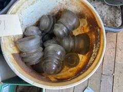 50 plus Antique Glass Insulators