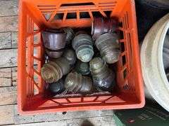 50 plus Antique Glass Insulators