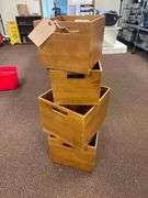4 Wooden Boxes