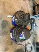 2 Wet/Dry Shop Vacs Hang Up Vacs with Attachments
