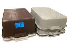 6 Plastic Food Containers