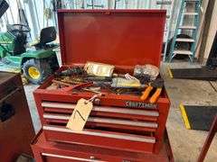 Craftsman Rolling Tool Chest - Includes Various Tools - 27in x 14in x 42in