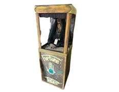 Animated Fortune Teller and Ouija Board Stand - 25in x 24in x 71in