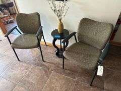 2 Upholstered Office Chairs