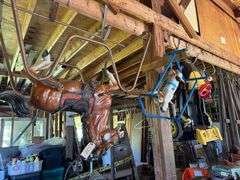 2 Spring Type Rocking Horses and Toy Car