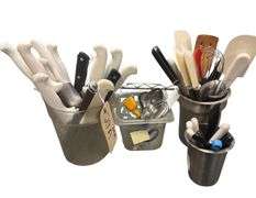 Lot of Knives and Utensils