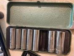 Various Sized Sockets, Various Drill Bits