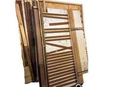 All Wood and Prop Lumber on the Wall, Turf, Mesh, Fencing