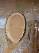 Axes and 20in Wooden Plaque