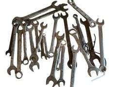 Various Sized Fixed Wrenches