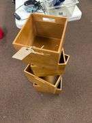 4 Wooden Boxes