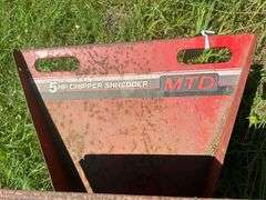 MTD Chipper/Shredder - 5HP Engine