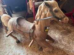 Tot Spring Action Rocking Horses - Hedstrom and Others - 5 Total Varying Models