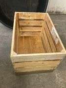 Tuff Stuff Small Black Tub, Small Wooden Crate