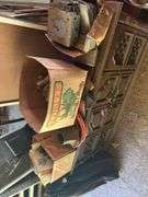 Road Signs, Antique Stereo Cabinet and other Parts and Misc.