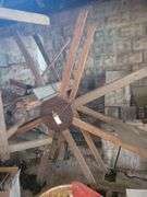 Incomplete Water Mill Approx 8ft H