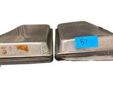 12 Full Size Hotel Pans plus 3 Deep 1/2 Size