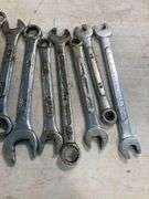 Various Sized Fixed Wrenches