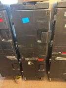 2 Rubbermaid Insulated Food Pan Carriers on Wheels