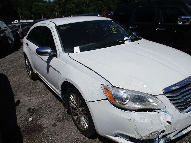WHITE, 2012, CHRYSLER 200, 1C3CCBCB5CN224261,  , image