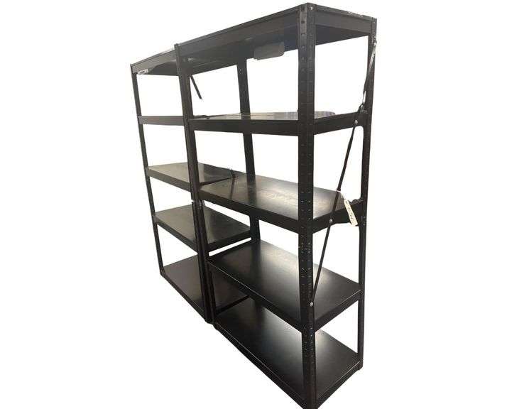 2 Metal Shelfs 36x18x72 Inches image