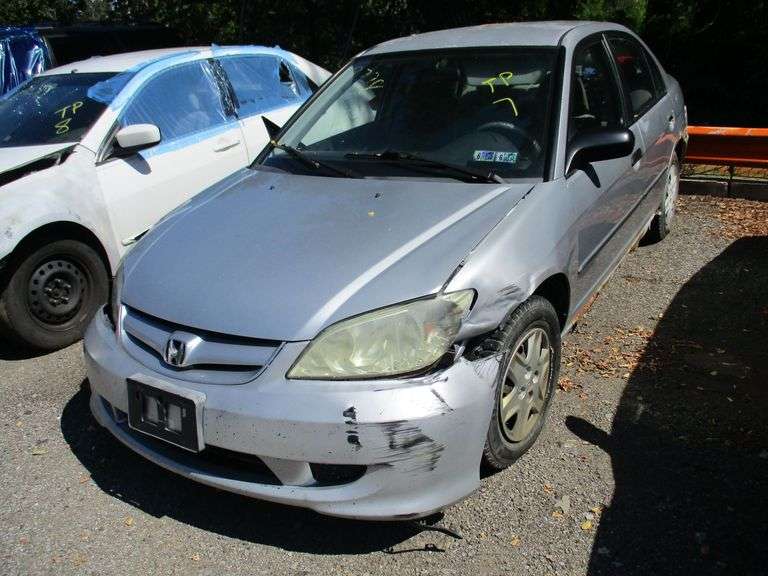 SILVER, 2005, HONDA CIVIC, 2HGES16315H509798, KEY ,LKM 243,281 image