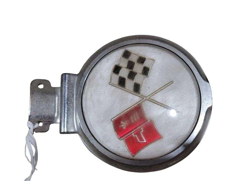 1966 Chevrolet Corvette Gas Door and Emblem - Original Part #38144041 30181 image