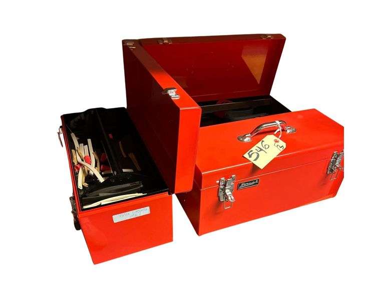 Three Tool Boxes and Contents image