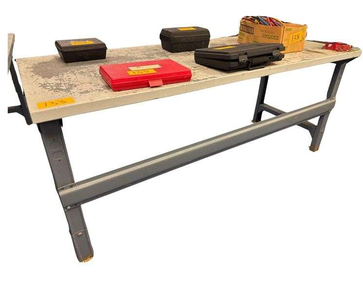 Metal Work Table - 6’ Wide x 30” Depth x 31” Height image