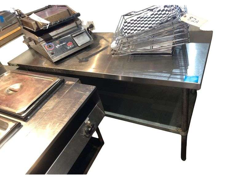 Stainless Steel Prep Table 5ft x 2ft image