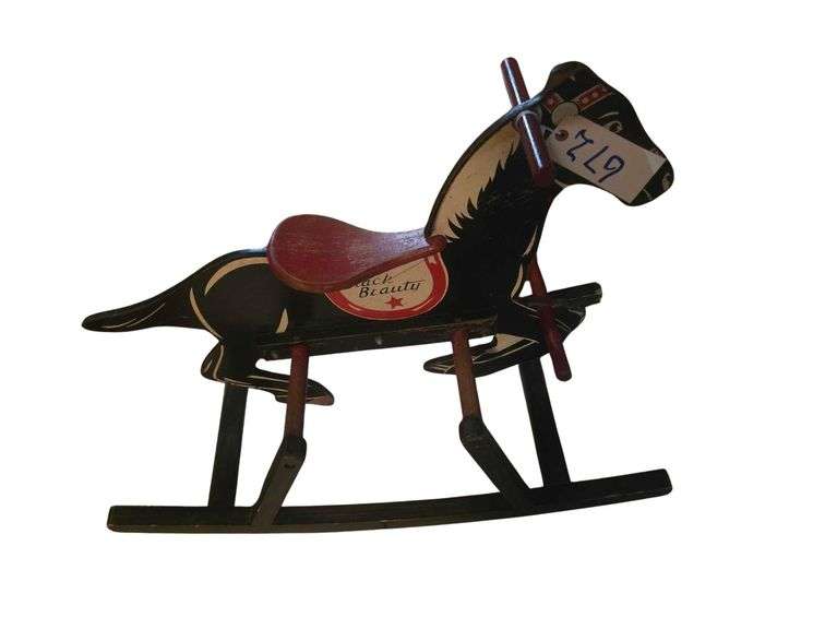 Black Beauty Rocking Horse 29h 36w image
