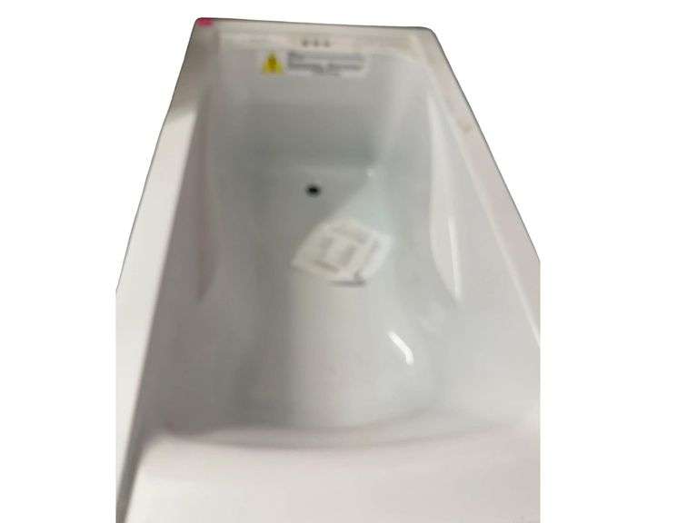 Plastic Bathtub 60 in. L. X 32 in. W. X 213/4 H. image