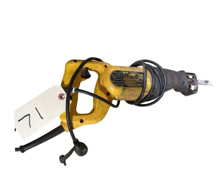DeWalt 1 1/8” Stroke V.S. Electric Reciprocating Saw image