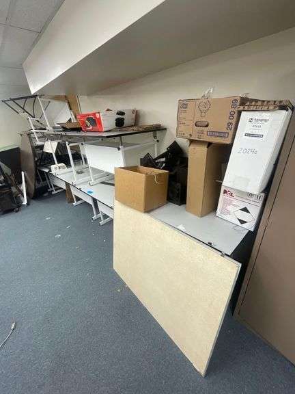 Various Desk 3ftx3ft, Mounts, Etc. image
