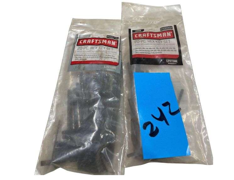 Metric 20 Piece Hex Set  (946677A) & Inch 20 Piece Hex Key Set (946696A) Unopened image