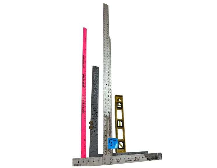 2 Johnson Dry-Wall T Squares 16 Inch Level image