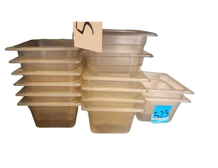 Quarter Size Plastic Salad Bar Bins image