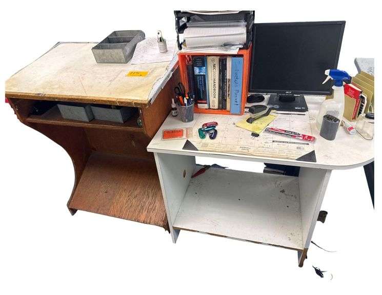 Podium - Desk and Contents - Acer Monitor image