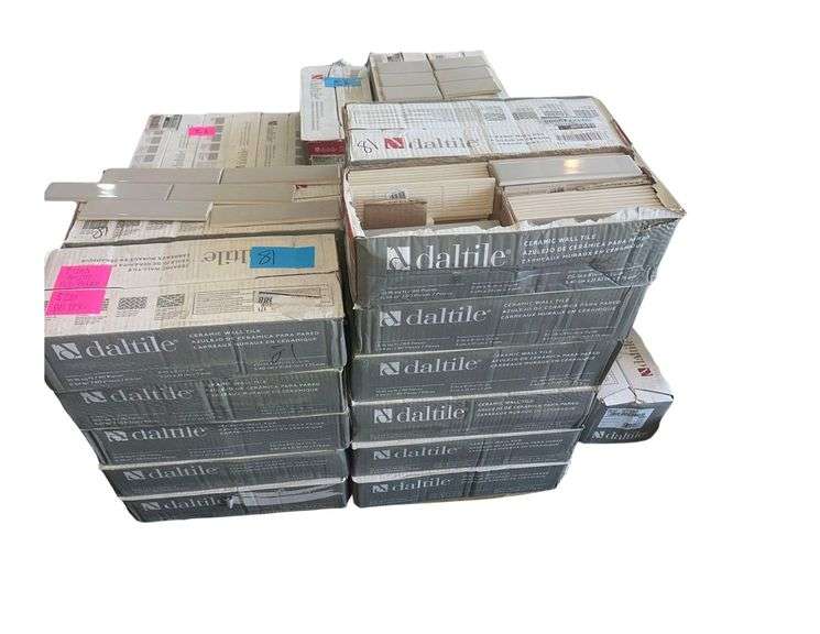 Pallet Of Datile Ceramic Wall Tile 8in. L. X 2 in. W. X 5/16 Approximately 24 Cases image