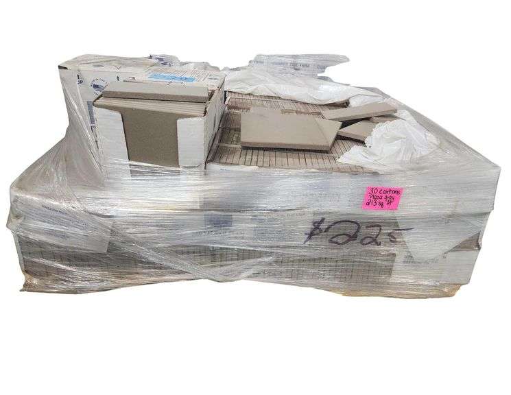 PALLET of Quarry Tile Trim and Tile image