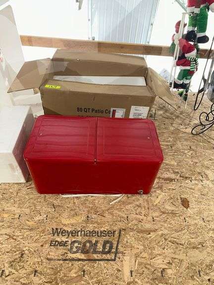 80 Quart Patio Cooler- 31in. L. X 15in. W. X 14in. H. image