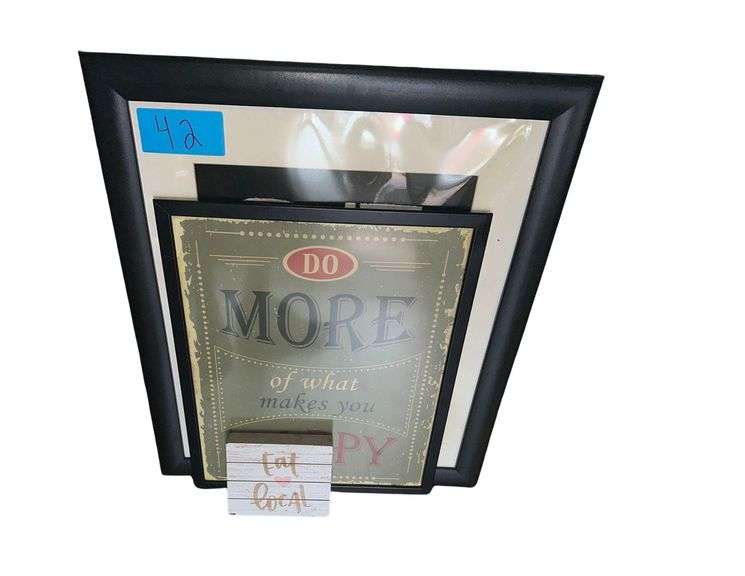 3 - Pieces Of Wall Art - 28 X 22 - 18 X 21 - 7 X 8 image