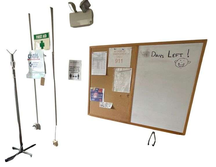 First Aid Kit, Coat Rack Stand and Bulletin Boards image