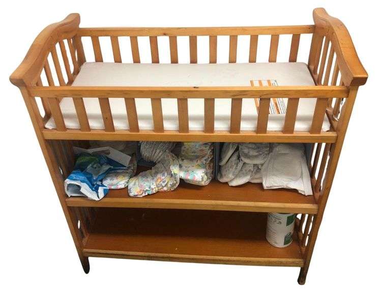 Wooden Changing Table 38in x 21in image