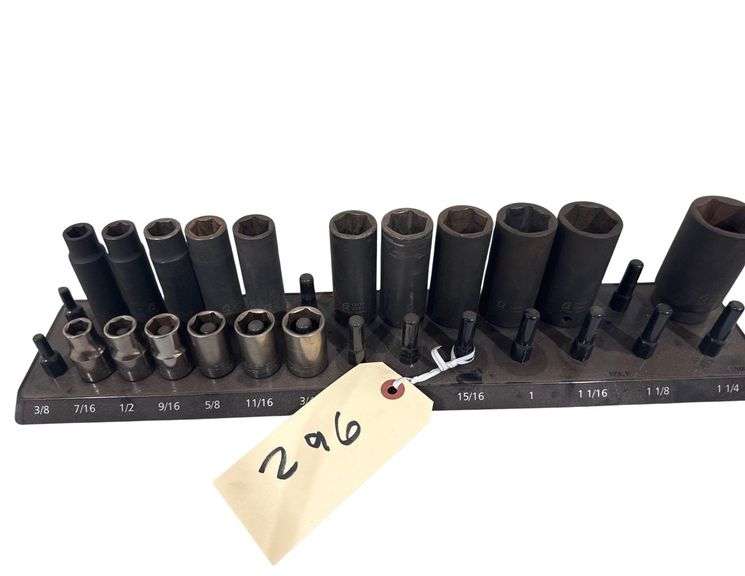 Sunex 1/2" Drive 24mm Deep Impact Sockets and Craftsman 1/2” Drive Sockets - SAE image