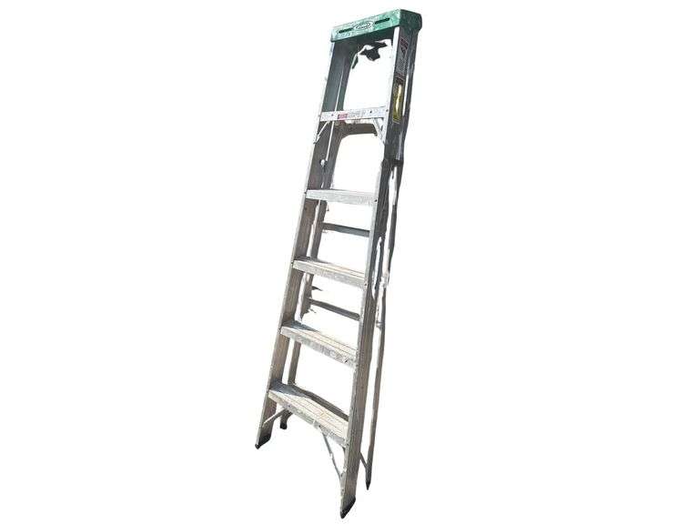 6’ Werner Aluminum Step Ladder image