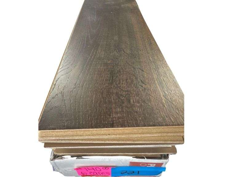 6 Cases of Pergo “Outlast” Flooring - Cocoa Waters Oak Color image
